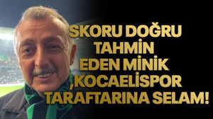 Büyükakın'dan skoru doğru tahmin eden minik Kocaelispor taraftarına selam!